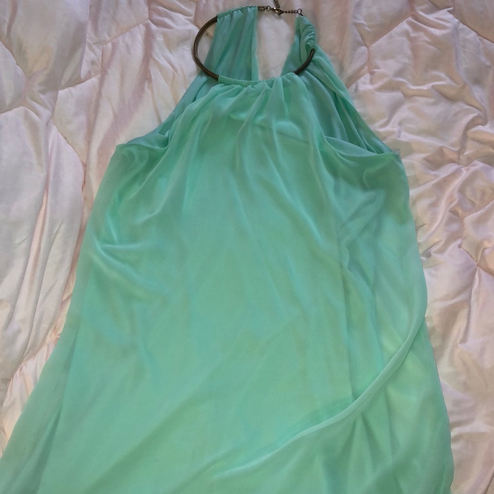 Flowy Turquoise Dress